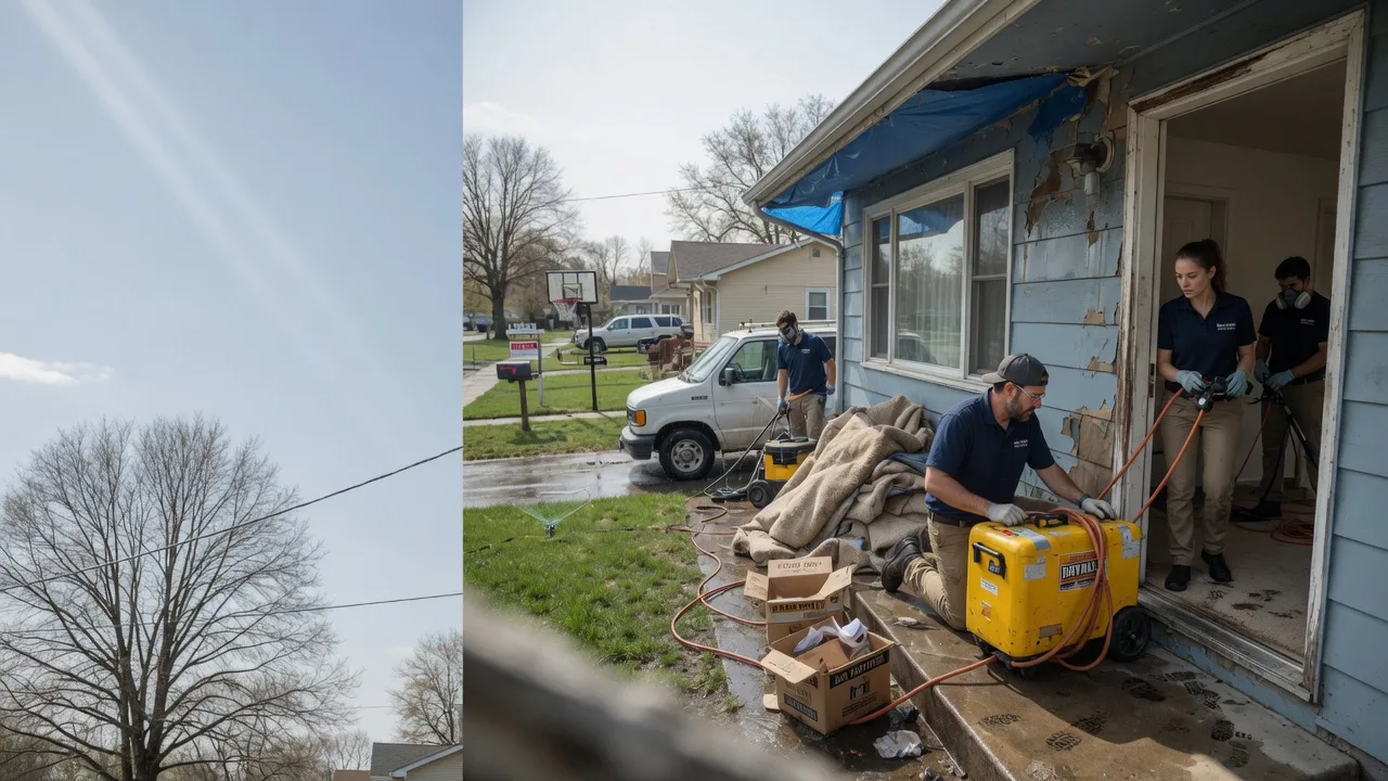 Basement Flood Cleanup in Lizella, GA near me